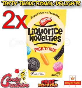 Barratt Liquorice Novelties Pick n Mix Box 400g - Set of 2 - Picture 1 of 1