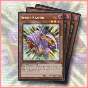 YuGiOh SPIRIT REAPER SBC2-ENI16 Prismatic Secret Rare Battle City - Picture 1 of 2