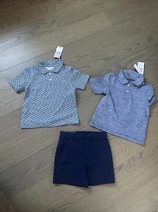 Vineyard vines toddler boys 2T outfit performance Shorts & 2 Polo Shorts New - Picture 1 of 7