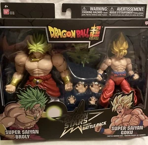 SUPER SAIYAN BROLY SUPER SAIYAN GOKU DRAGON STARS SERIE BATTLE PACK - Imagen 1 de 2