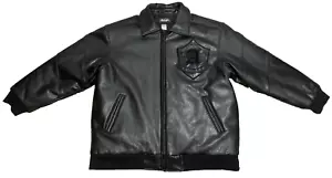 Avirex SELECTED AUTHORITY Limited Edition Black Bomber Jacket Coat SIZE 3XL Rare - Picture 1 of 20