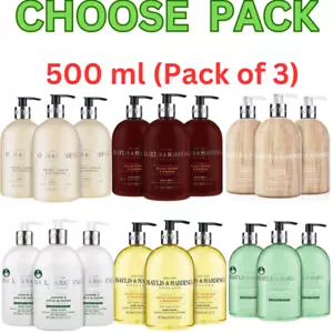 Baylis & Harding Hand Wash 500ml x 3 Liquid Soap Jasmine & Grapefruit Antibac UK - Picture 1 of 120