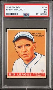 1933 Goudey #170 Harry McGurdy PSA 1.5 RC Rookie Phillies (3831) - Picture 1 of 2