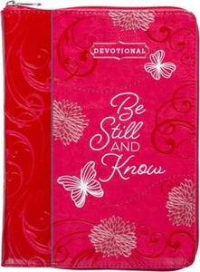Be Still And Know GUIDED DEVOTIONAL for Women With Zip Around Closure - Imagen 1 de 3