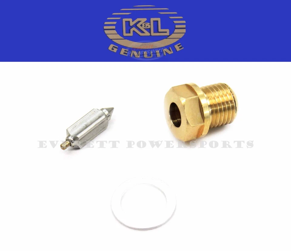 Válvula de flotador de carburador Trail 70 Scrambler 90 asiento de aguja de carburador (ver notas) #R30 A Foto 1 de 4