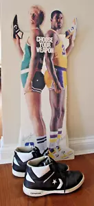 Size 12 Converse Weapon High retro '86 LARRY BIRD CONS 2009 107117 Black White - Picture 1 of 15