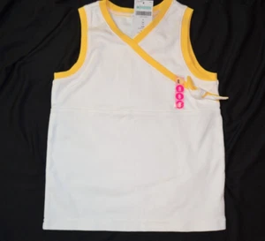 Gymboree SUNSHINE DAYDREAMS White &Yellow Knit Tee Tank Top NWT Sz 8 - Picture 1 of 3