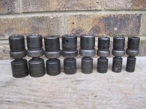 Snap-On 8PC 1/2” Drive Swivel Impact SAE Socket Set IPL SERIES BOXRH - Picture 1 of 19