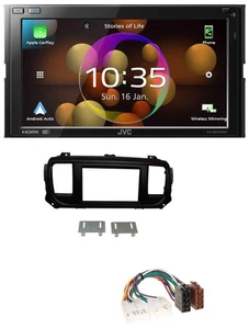 JVC DAB MP3 2DIN Bluetooth USB Autoradio für Toyota Proace Verso ab 2016 - Bild 1 von 9