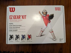 Wilson EZ Gear Baseball Youth Catcher's Gear Kit NAVY Y S/M Brand New Great Deal - Picture 1 of 3