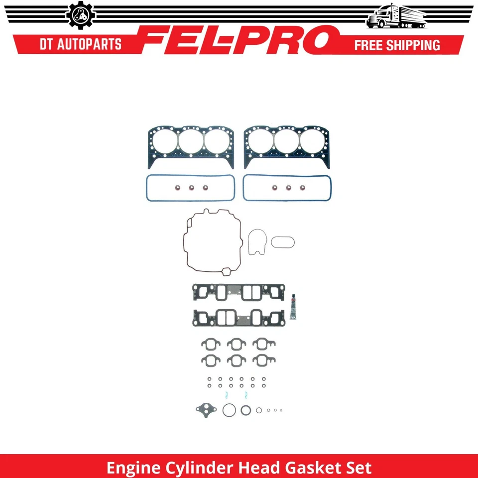 Juego de juntas de culata de motor V6 Fel-Pro para Oldsmobile Bravada 1996-2001 4,3 L Foto 1 de 1