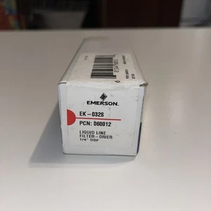 EMERSON 060012 1/4" ODF EK032S-SERIES LIQUID LINE FILTER-DRIER, MWP 680PSIG (FR) - Picture 1 of 7