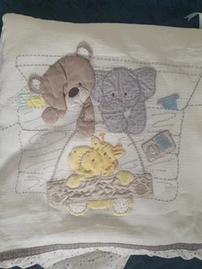 Mothercare Cot Blanket Coverlet Teddys Toy Box fleece reverse 110x130cm - Picture 1 of 10