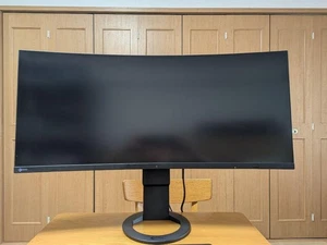 EIZO 37.5 Inch Curved Ultrawide FlexScan EV3895-BK UWQHD IPS Monitor - Picture 1 of 8