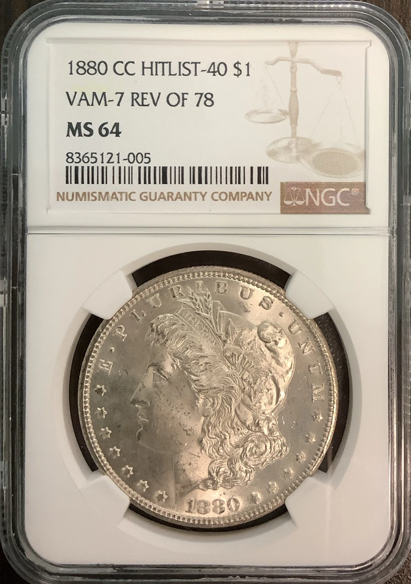 MS 64 Graded 1880 Year Morgan US Dollars (1878-1921) for sale | eBay