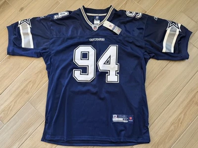 Camiseta deportiva Reebok NFL Demarcus Ware #94 Dallas Cowboys auténtica satinada azul talla 52 Foto 1 de 4