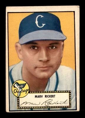 1952 Topps #50 Marv Rickert   VG X2820422 - Image 1 of 2