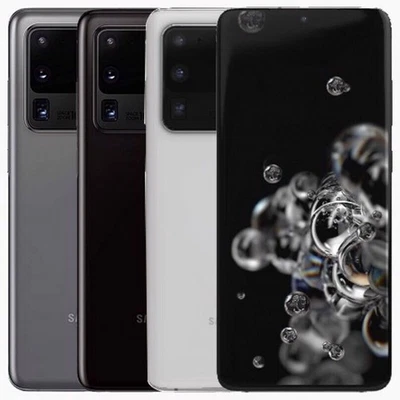 NUEVO Samsung Galaxy S20 Ultra 5G G988U 128GB GSM+CDMA Completamente Desbloqueado Todos los Portadores Foto 1 de 4