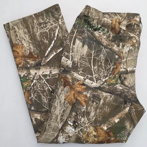 Realtree Men's Edge Camo Camouflage Hunting Bush Pants Size L Outdoor Camping - Picture 1 of 16
