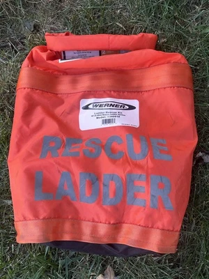 Kit de rescate de escalera Werner usado modelo T340018 barco de 18 pies venta al por menor 849 nuevo Foto 1 de 4