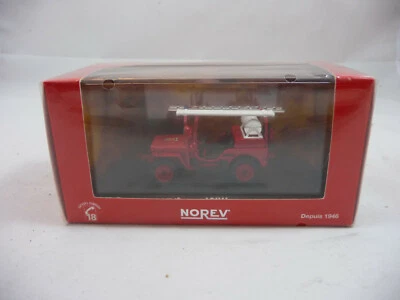 NOREV Jeep Willys "Sapeurs Pompiers du Tarn"  NIB 1:43 845002  - Image 1 of 4