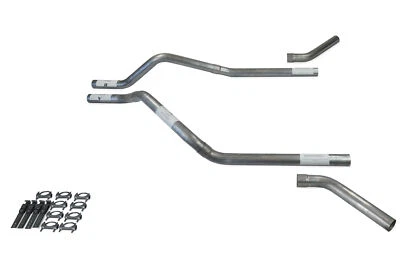 GMC Jimmy 92-94 2.5" Dual Exhaust Kits No Muffler Corner Exit - Image 1 of 4