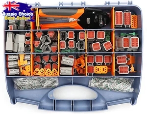 550PCS Deutsch DT Connector Kit Automotive Marine Waterproof Plug Set Crimp Tool - Picture 1 of 12