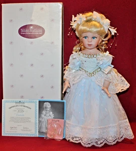 Muñeca de porcelana Bridgett Deval vintage de 18" Cenicienta, 1998 con certificado de autenticidad, por Ashton-Drake. - Imagen 1 de 24