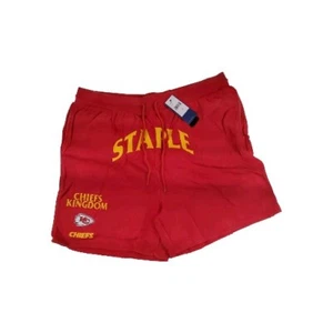 KC CHIEFS NFL X Staple Throwback Vintage Wash Fleece Shorts Größe 3XL - Bild 1 von 2