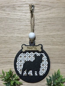 Adorno colgante de Navidad personalizado para perro regalo Frenchie - Imagen 1 de 1