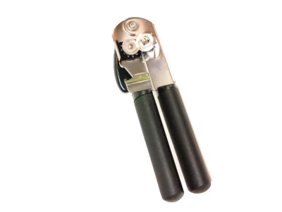 Abridor de latas manual OXO Good Grips cromo negro/plateado caucho/acero inoxidable Foto 1 de 4