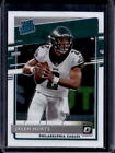 2020 Donruss Optic Jalen Hurts Rated Rookie Card RC #164 Eagles