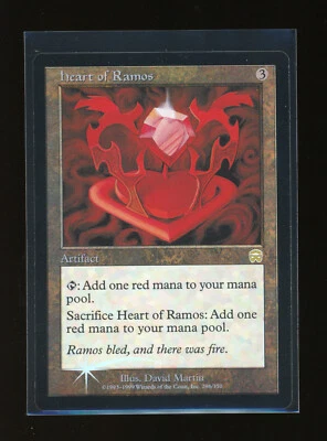 MTG FOIL Mercadian Masques HEART OF RAMOS Artifact PLAYED Combine Shipping - Image 1 of 2