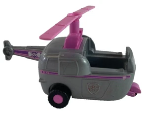 Paw Patrol Skye Helicopter Vehicle Pink & Gray Rotating Blades Action Toy Used - Picture 1 of 6