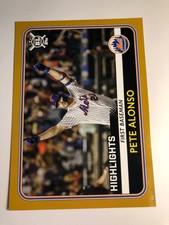 2020 Topps Big League Highlights Jumbo 5x7 Pete Alonso New 287 02/10