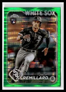 2024 Topps Chrome Rookie Zach Remillard #155 Green Sonar /99 (RC) - Picture 1 of 2