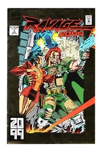 RAVAGE 2099 1 (NM- 9.2) GOLD FOIL COVER/ 1st RAVAGE / AUTOGRAPHED by PAUL RYAN * - Picture 1 of 5