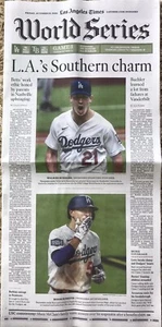 L.A. Times Special Section for World Series 8 Pages New Oct 23, 2020 - Bild 1 von 5