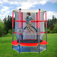 Indoor Outdoor Kids Junior Trampoline with Enclosure and Safety net 4.5ft