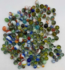 Vintage Job Lot of Assorted Glass Marbles including Chinas - Picture 1 of 5