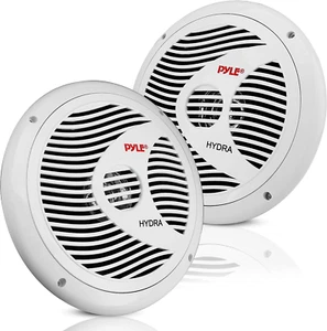 6.5 Inch Dual Marine Speakers - 2 Way Waterproof and Weather Resistant Outdoo... - Picture 1 of 1