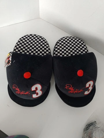 RARE! Dale Earnhardt Race Car Slippers #3 Nascar XL 12-13 New With Tags Cover