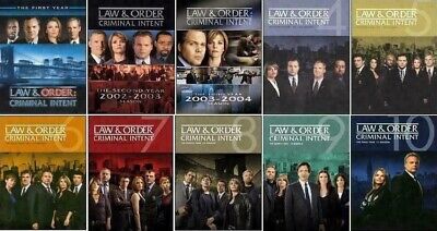 Law And Order Criminal Intent:complete Series-1 -10, Dvd Set,new. Free Shipping. • 68€
