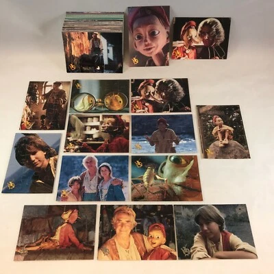 THE ADVENTURES OF PINOCCHIO Complete Master Card Set w/ FOIL PUZZLE & 3D Chase - Image 1 of 4