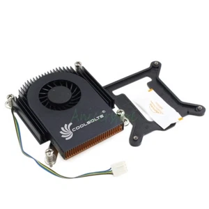 Ultrathin 21mm Turbo Fan CPU Radiator Cooler 1150 1155 1156 /2 Copper Heat pipes - Picture 1 of 6