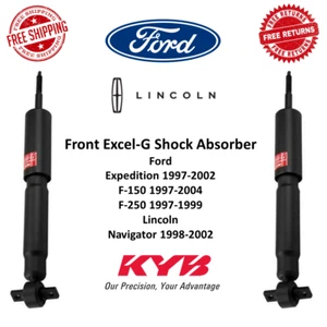 KYB 344367 Excel-G Front Shock Absorber Pair For Ford F-150 / F-250 / Lincoln - Picture 1 of 12