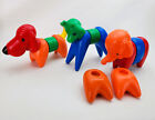 Vintage TUPPERWARE Tupper Toys Zoo it Yourself Animal Building Toy Set 15 Piece