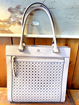 Kate Spade Large Perri Lane Bubbles Lynne Perforated Leather Tote Bag Leather - Image 1 of 4