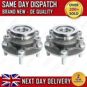 FOR NISSAN JUKE 2010-ONWARDS FRONT WHEEL HUB & BEARING KIT PAIR X2 - Picture 1 of 3
