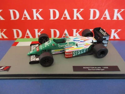 Die cast 1/43 Modellino Auto F1 Benetton B186 1986 G. Berger - Immagine 1 di 4